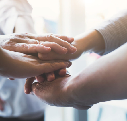 Hands of success startup business teamwork.Teamwork Togetherness Collaboration Concept